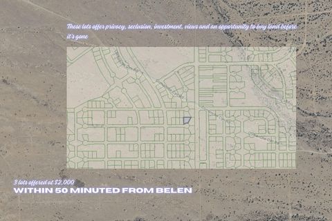 Vacant Land For Sale - LOTS 30-32 Rio Del Oro<br/> Valencia County, Belen, NM 87002