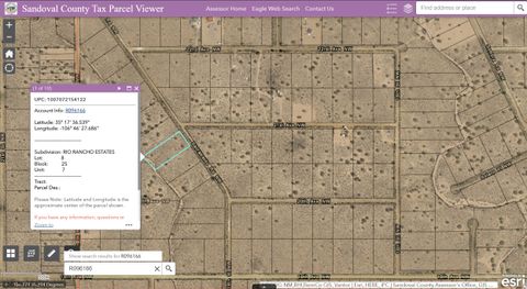 Vacant Land For Sale - 4 LOTS Unit 7 Road<br/> Rio Rancho, NM 87144