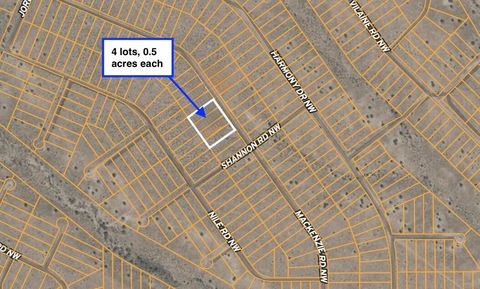 Vacant Land For Sale - Mackenzie (lots 22-25) Drive<br/> Rio Rancho, NM 87144