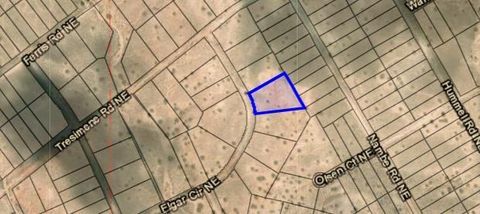 Vacant Land For Sale - 4732 Elgar Circle<br/> Rio Rancho, NM 87144