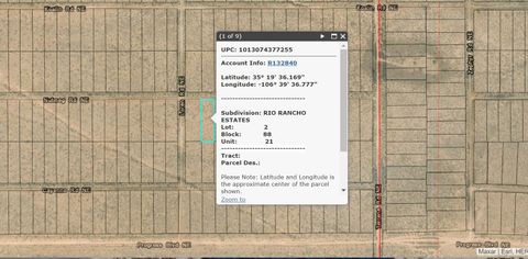 Vacant Land For Sale - 3814 Nutmeg Road #21<br/> Rio Rancho, NM 87144