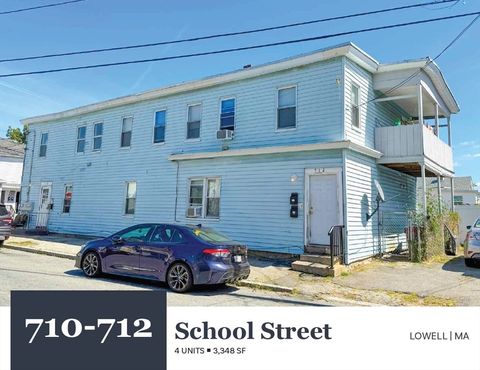 Photo of 710 School St, Lowell, MA 01851 (MLS # 73484081)