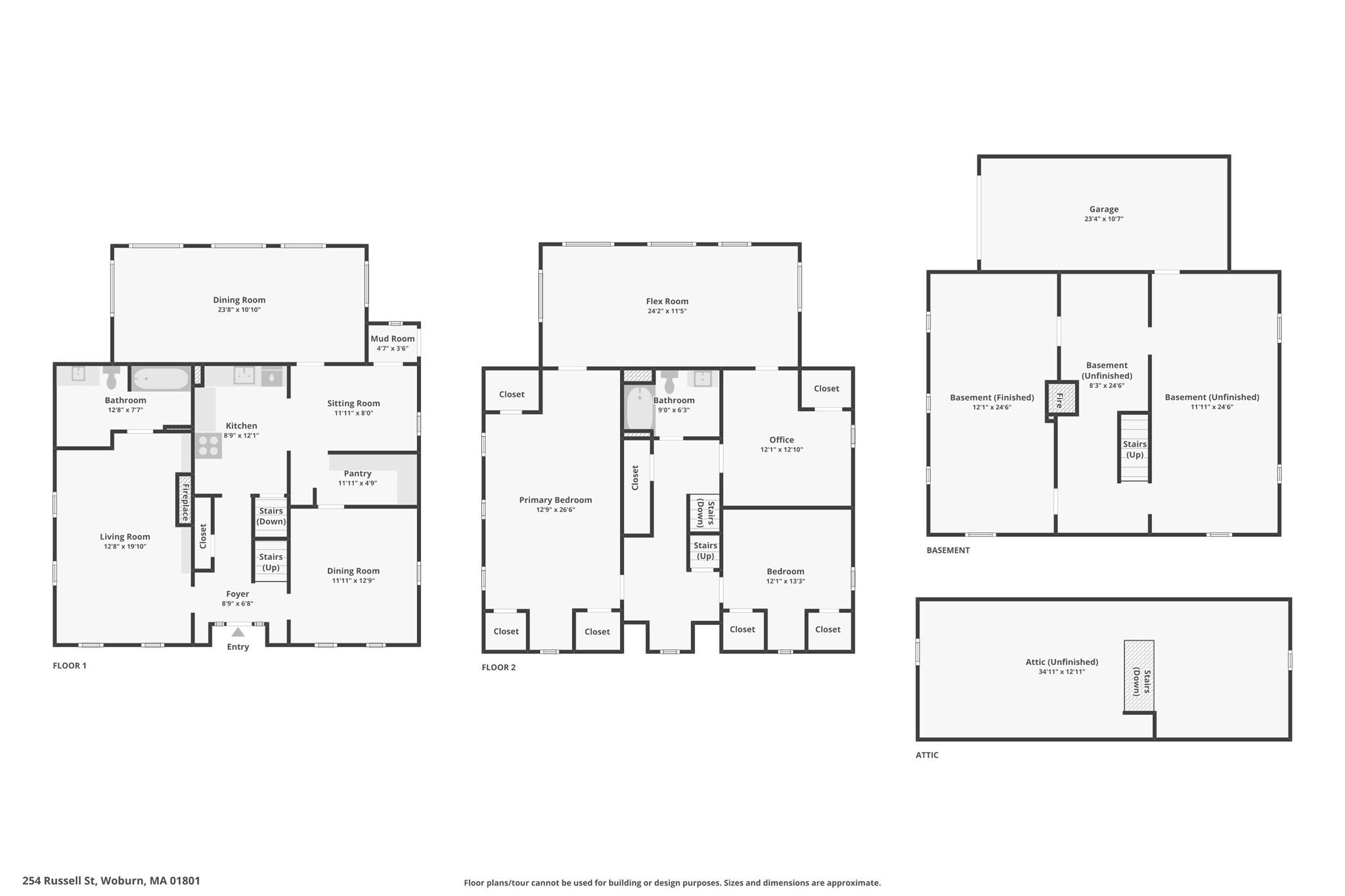 254 Russell St, Woburn, MA, 254 Russell St, Woburn, MA Photo #41