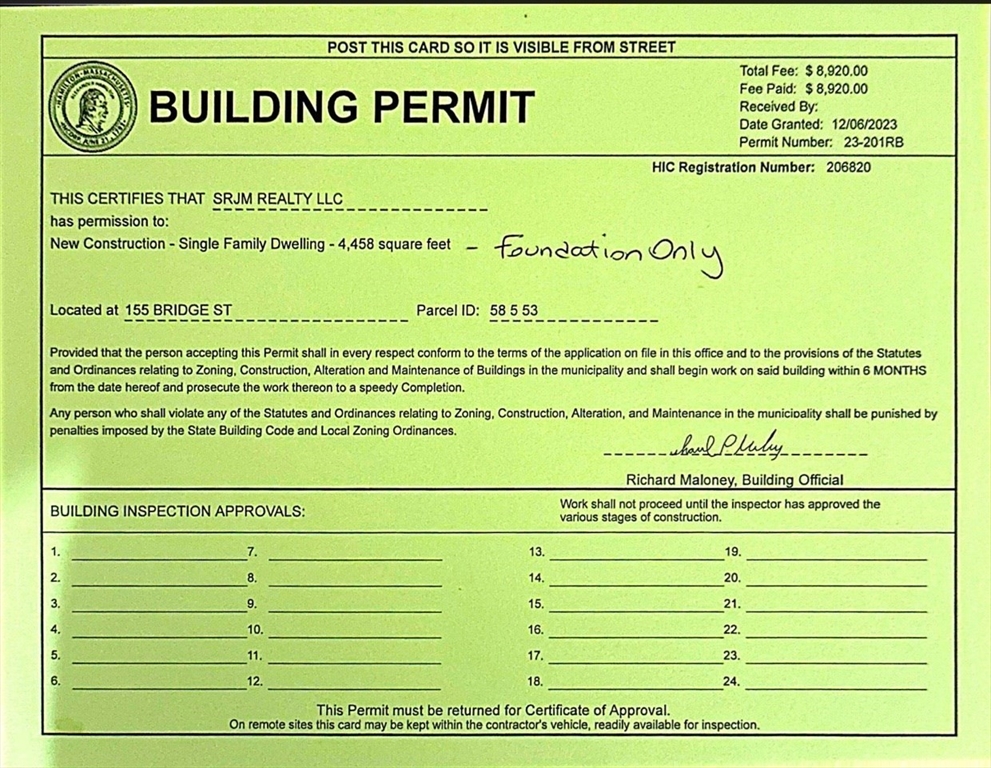 155 Bridge St (Lot 5)