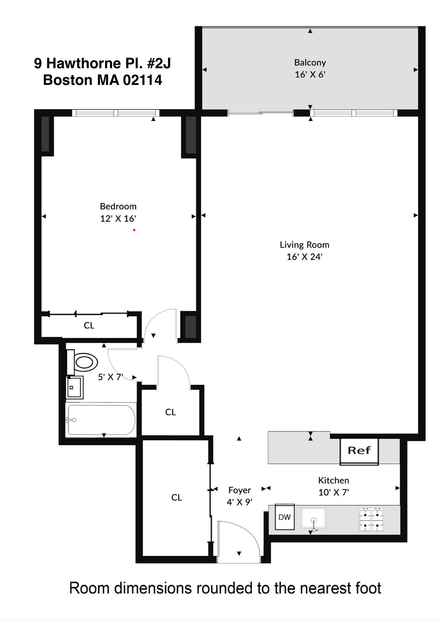 9 Hawthorne Pl #2J, Boston, MA, 9 Hawthorne Pl #2J, Boston, MA Photo #29