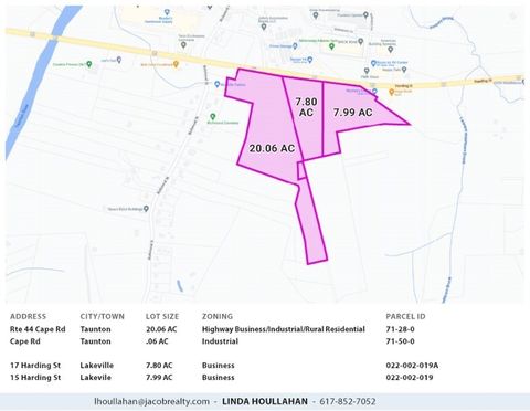 Photo of 5 Parcels Cape Highway/ Route 44, Taunton, MA 02780 (MLS # 73474823)
