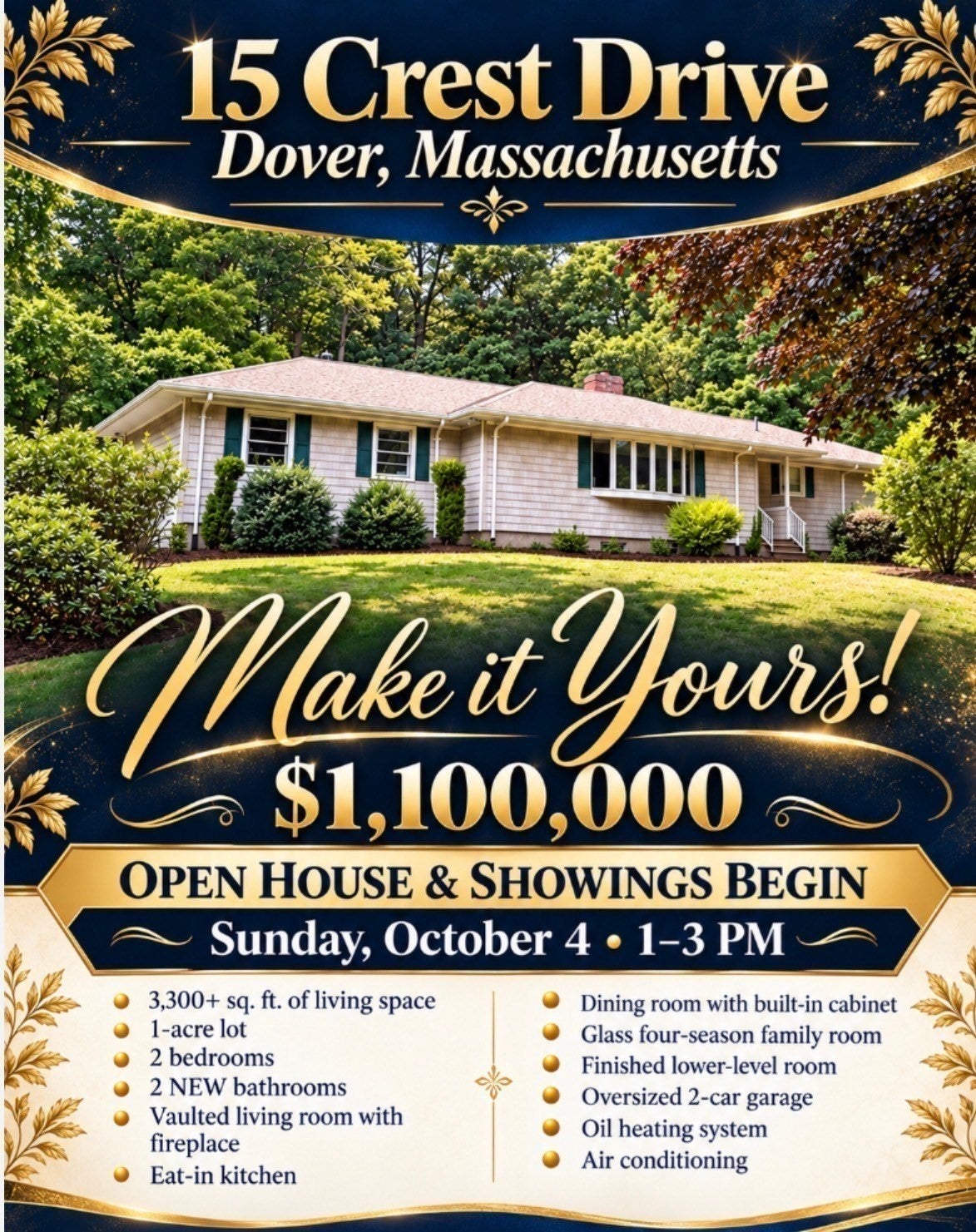 15 Crest Dr, Dover, MA, 15 Crest Dr, Dover, MA Photo #42
