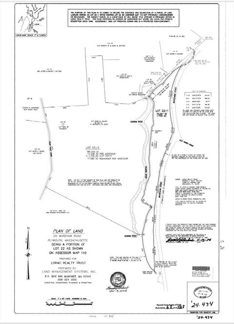 Photo of 0 Wareham Road, Plymouth, MA 02360 (MLS # 73492601)