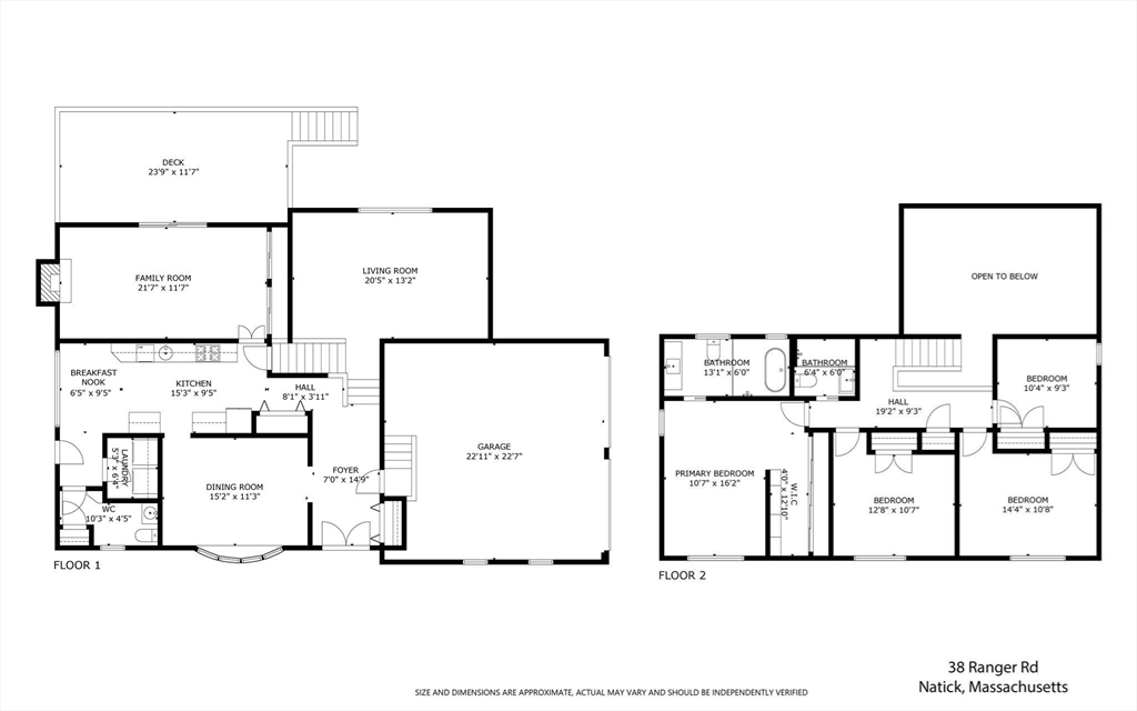 Natick, Massachusetts 01760, United States, 4 Bedrooms Bedrooms, ,3 BathroomsBathrooms,Residential,Active,174253