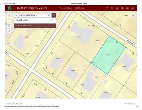 38 Fleming St Dedham MA 02026