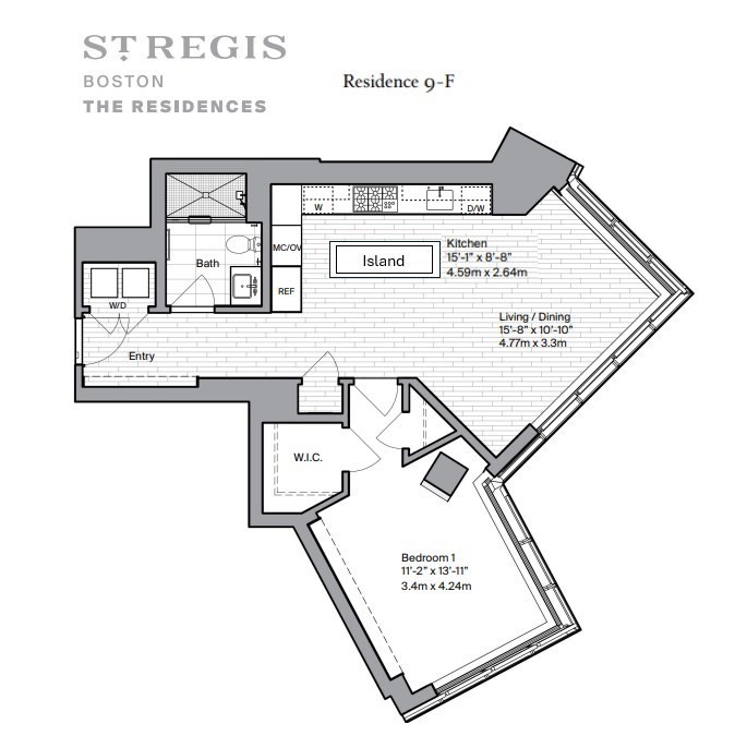 Boston, Massachusetts 02210, United States, 1 Bedroom Bedrooms, ,1 BathroomBathrooms,Residential,Active,167901