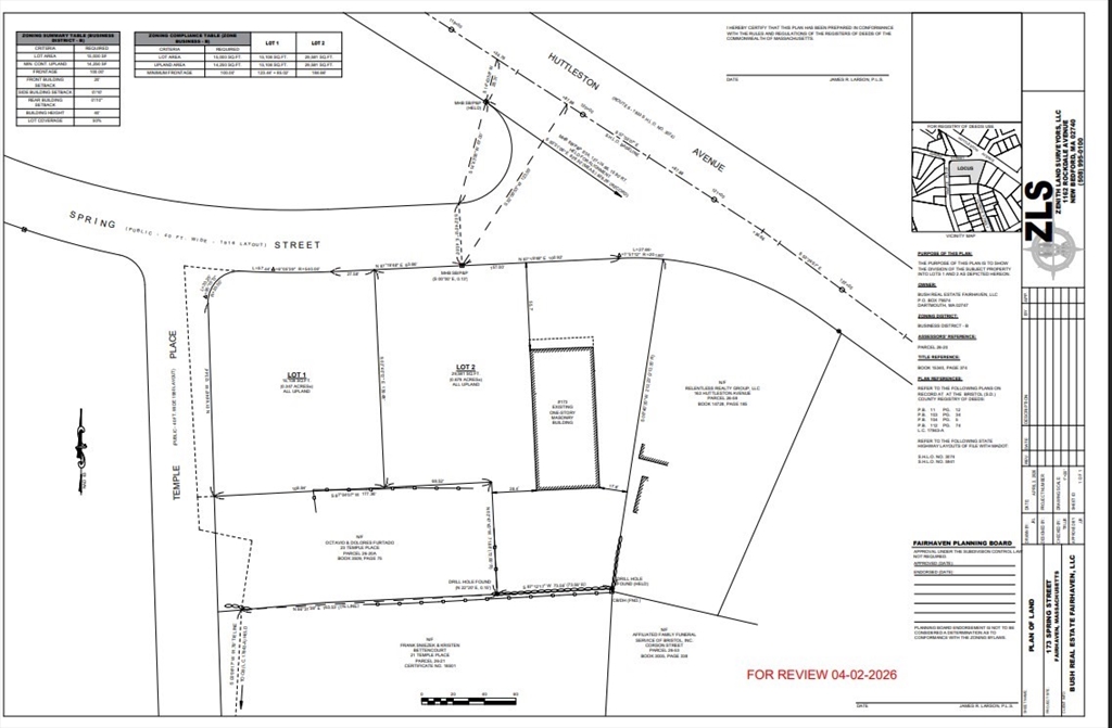 Photo 1 of 1 — lot 1 173 Spring St, Fairhaven, MA 02719