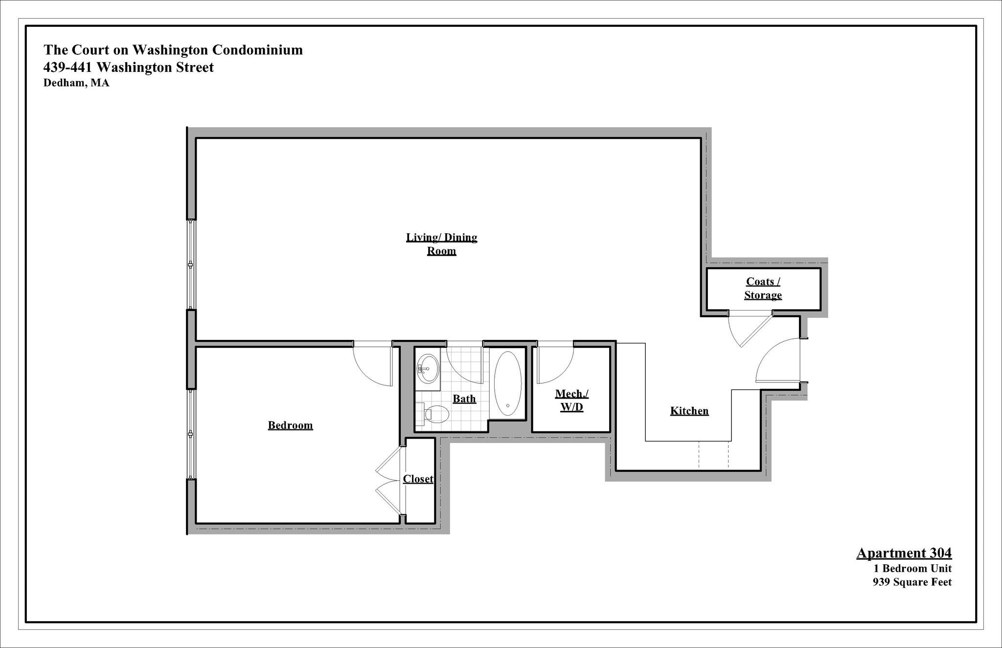 441 Washington St #304, Dedham, MA Photo #29