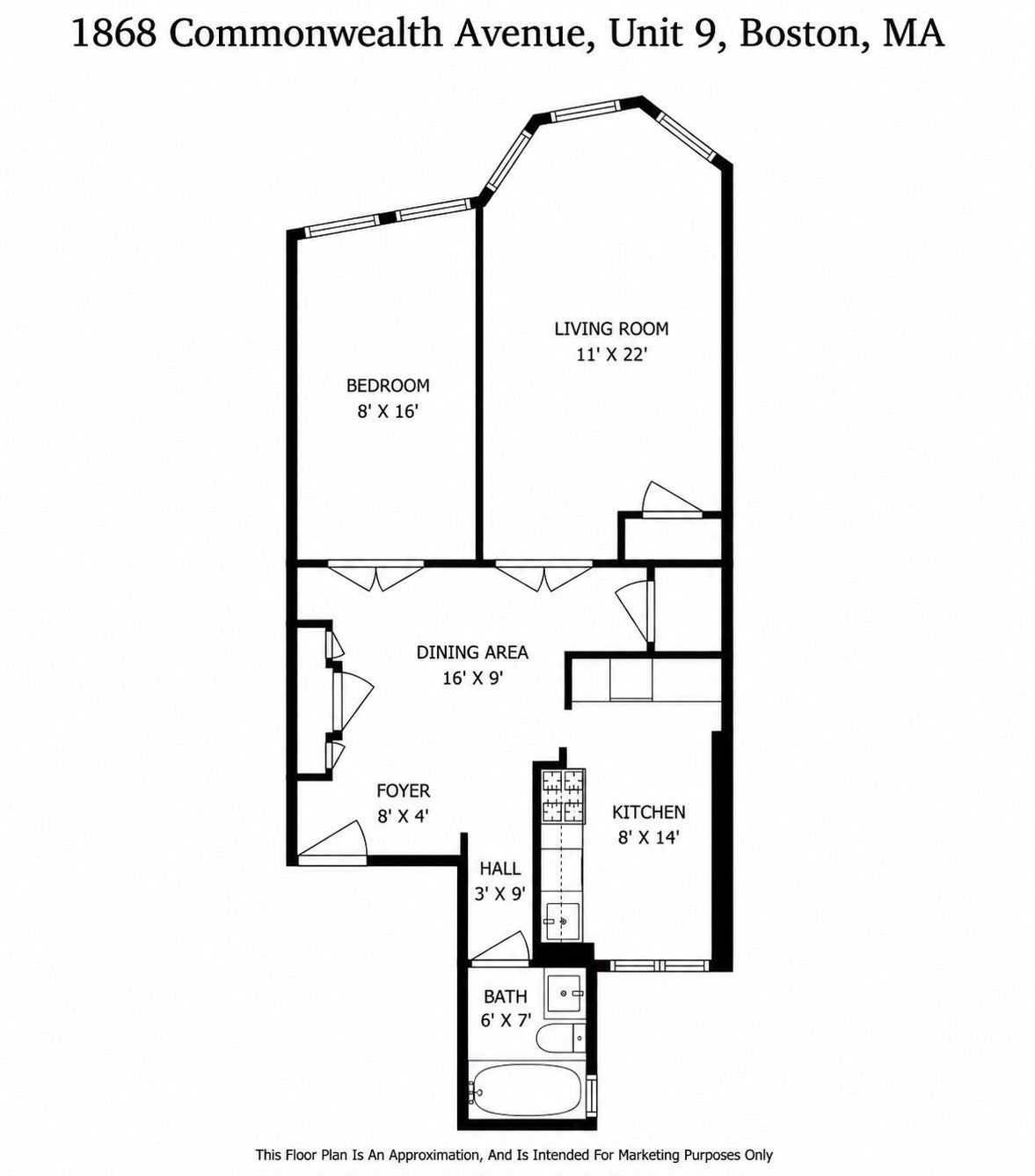 1868 Commonwealth Ave #9, Boston, MA, 1868 Commonwealth Ave #9, Boston, MA Photo #11