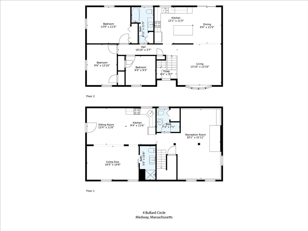 Medway, Massachusetts 02053, United States, 3 Bedrooms Bedrooms, ,3 BathroomsBathrooms,Residential,Active,170726