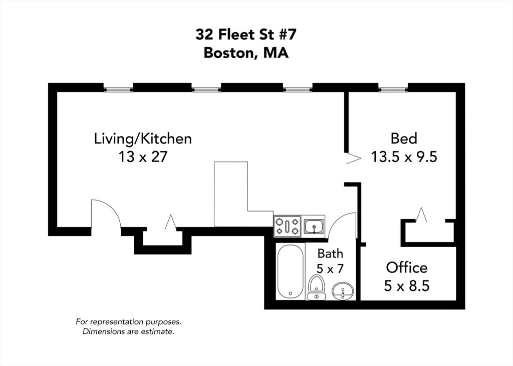 32 Fleet St #7, Boston, MA, 32 Fleet St #7, Boston, MA Photo #23