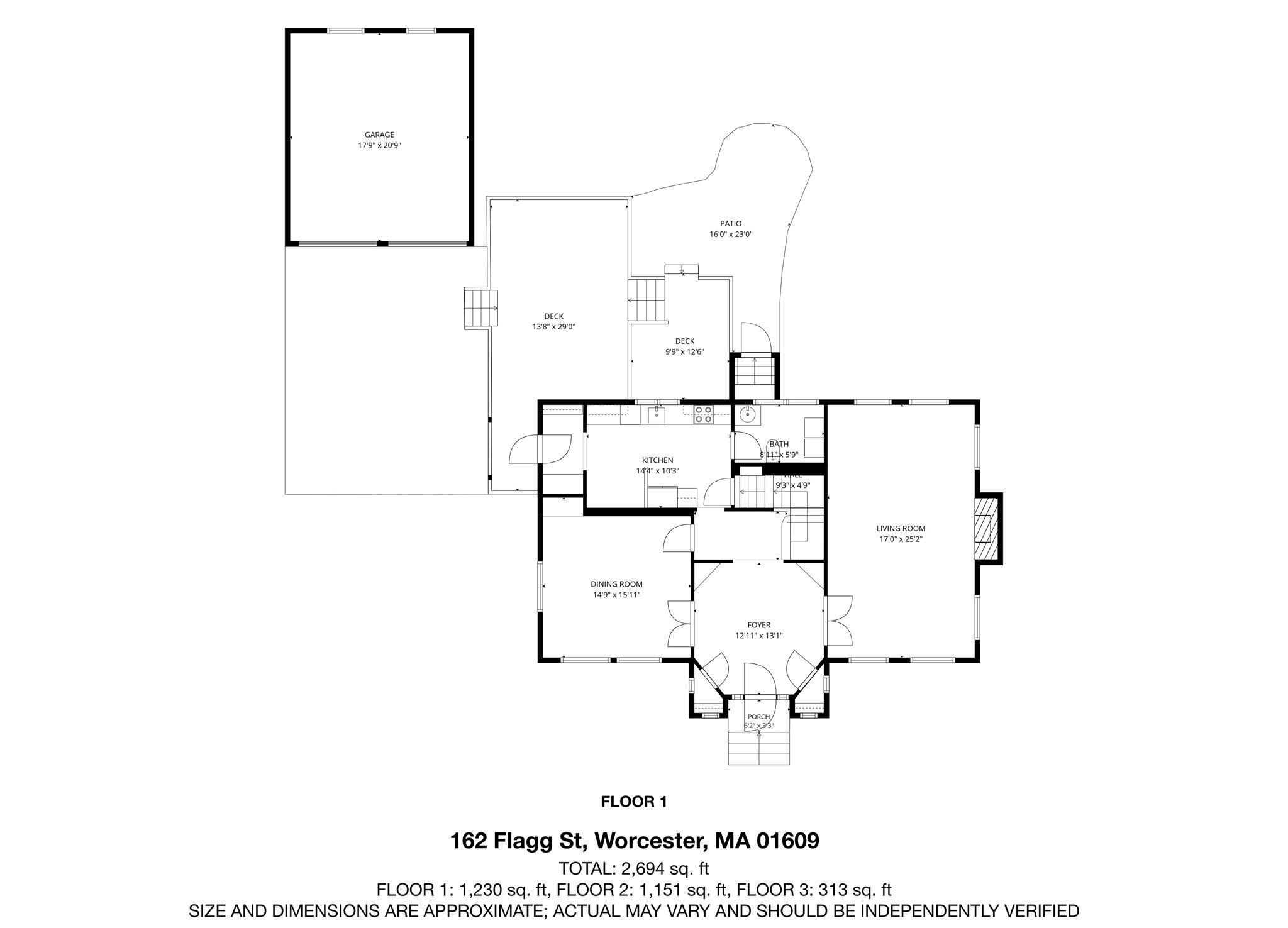 162 Flagg St, Worcester, MA, 162 Flagg St, Worcester, MA Photo #34