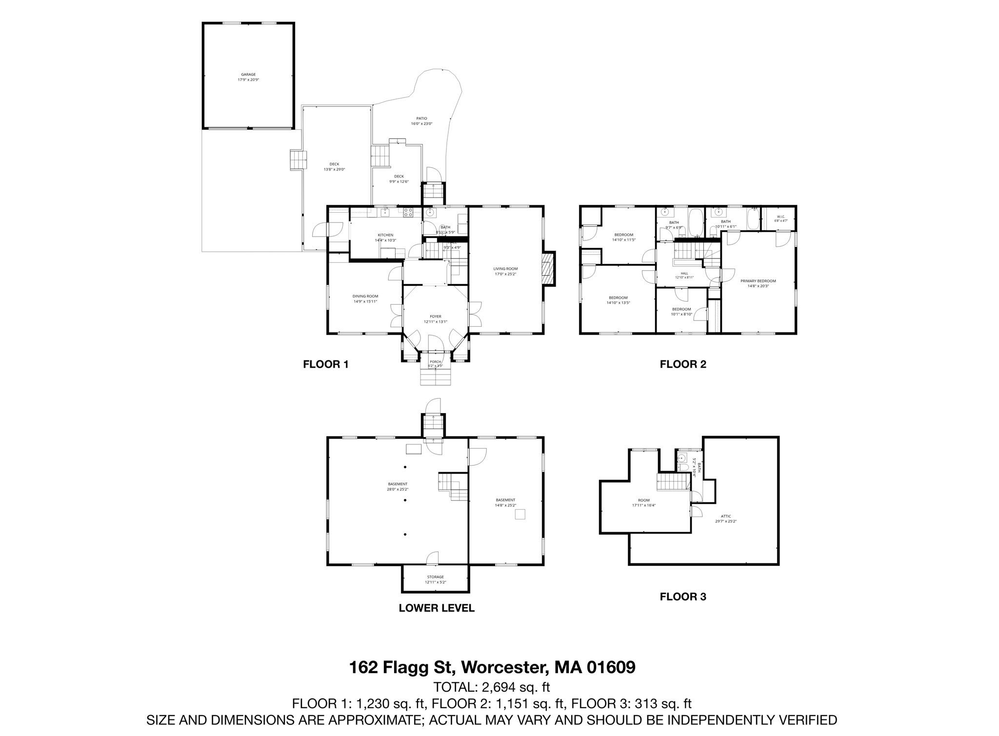 162 Flagg St, Worcester, MA, 162 Flagg St, Worcester, MA Photo #33
