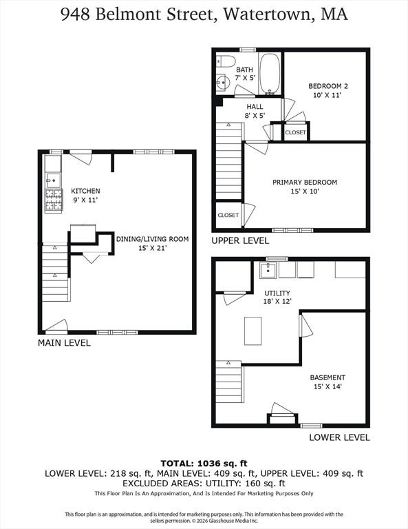 948 Belmont St #948, Watertown, MA, 948 Belmont St #948, Watertown, MA Photo #29