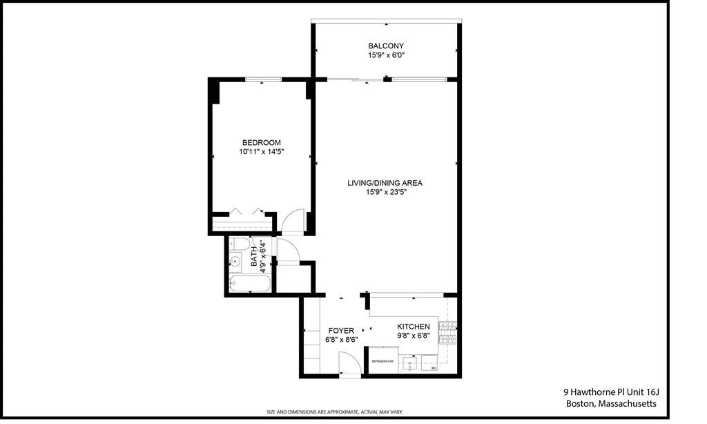 9 Hawthorne Place #16J, Boston, MA, 9 Hawthorne Place #16J, Boston, MA Photo #18