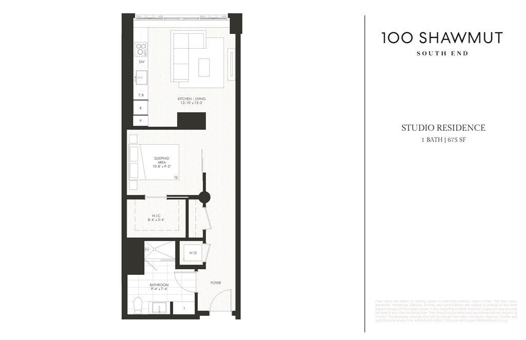 Boston, Massachusetts 02118, United States, 1 Bedroom Bedrooms, ,1 BathroomBathrooms,Residential,Active,226202