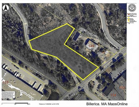 Map29-14-1 Rangeway Billerica MA 01862