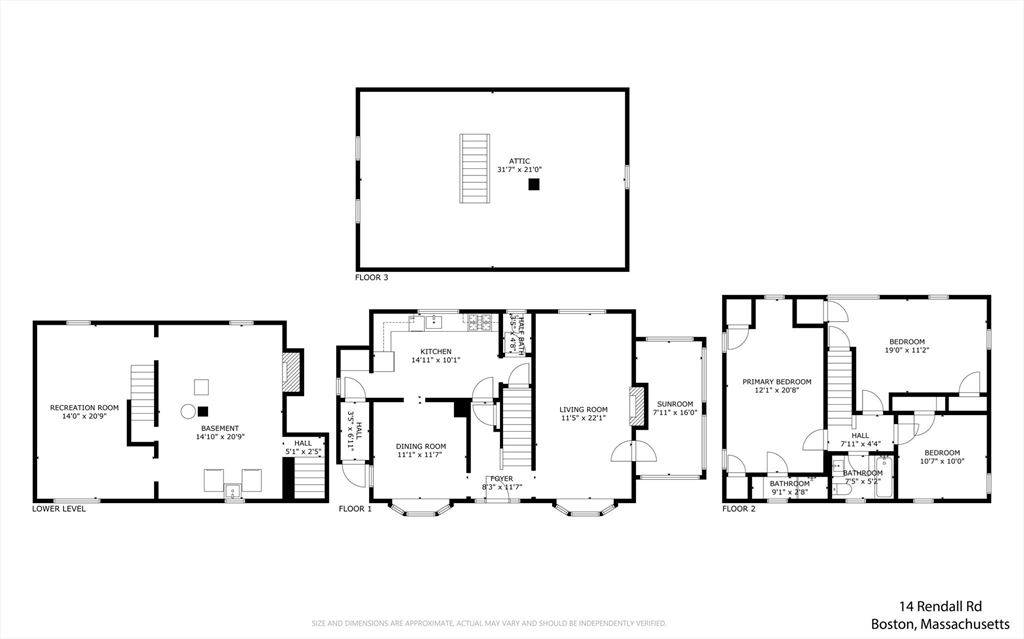 14 Rendall Road, Boston, MA, 14 Rendall Road, Boston, MA Photo #21