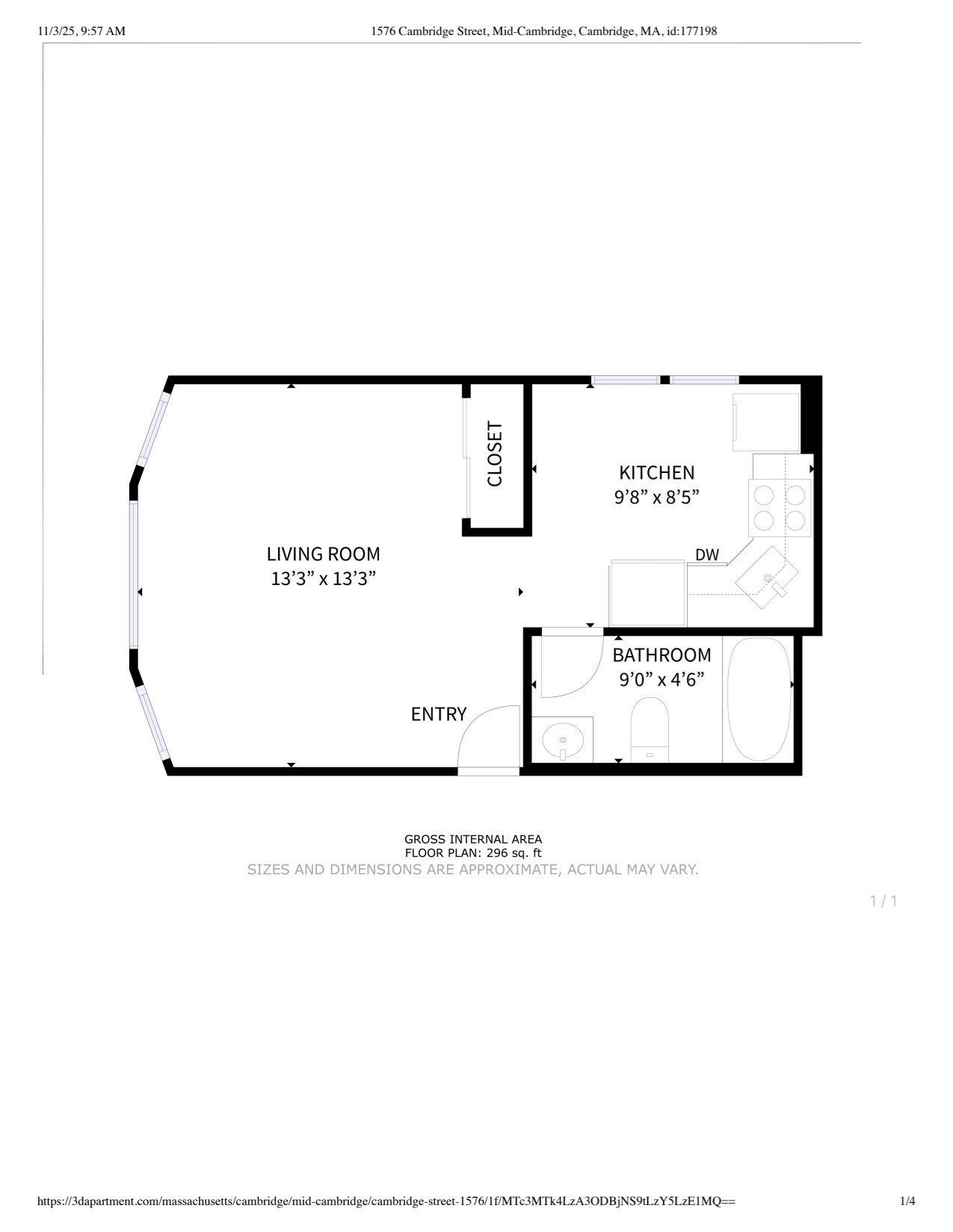 1576 Cambridge St #2F, Cambridge, MA Photo #7