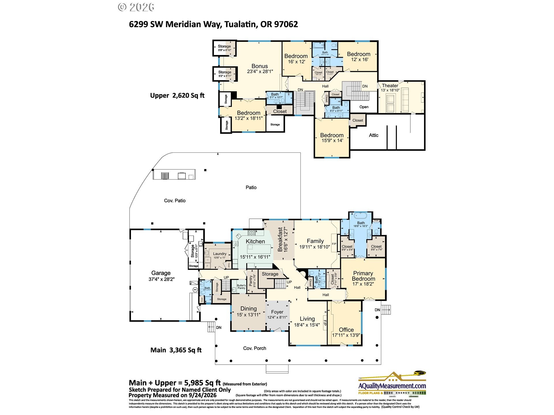 6299 SW Meridian Way, Tualatin, OR, 97062, USA, 5 Bedrooms Bedrooms, ,6 BathroomsBathrooms,Residential,Pending,6299 SW Meridian Way,717100626