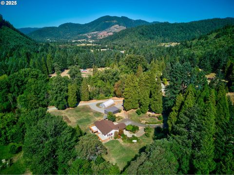 Photo of 913 Starveout Creek Rd, Azalea, OR 97410 (MLS # 662900288)
