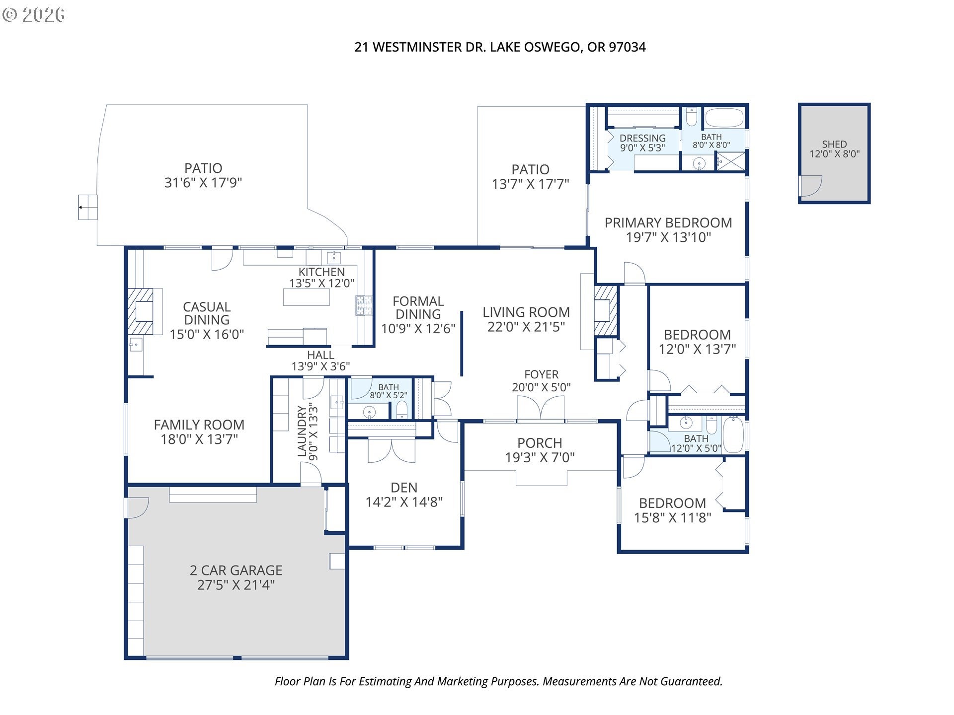 21 Westminster Dr, Lake Oswego, OR, 97034, USA, 3 Bedrooms Bedrooms, ,3 BathroomsBathrooms,Residential,Active,21 Westminster Dr,232508728
