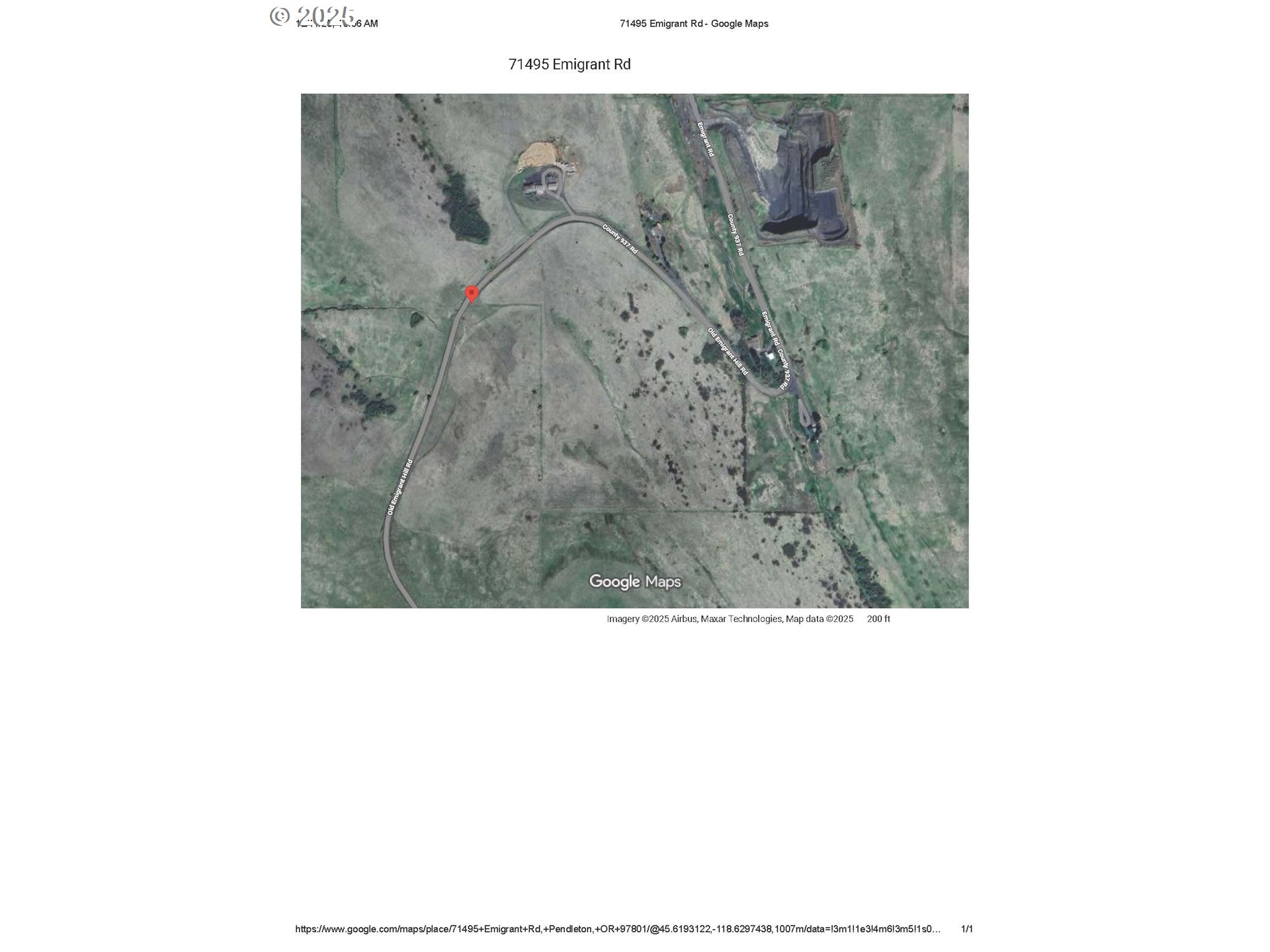 71495 Emigrant RD