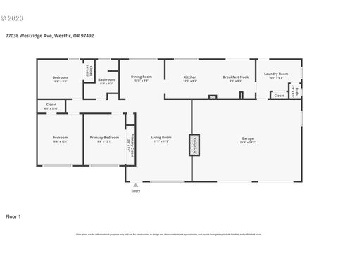 Tiny photo for 77038 Westridge Ave, Westfir, OR 97492 (MLS # 646782192)