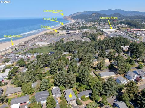 A home in Lincoln City