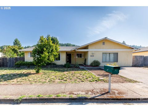 Photo of 47711 Commercial St, Oakridge, OR 97463 (MLS # 506357384)