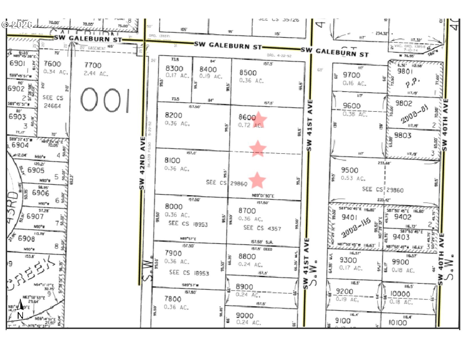 SW 41st AVE 1, 2, 3