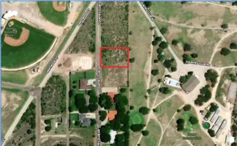 Vacant Land For Sale - 114 Country Club Drive<br/> Crockett County, Ozona, TX 76943