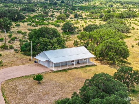 Homes For Sale - 6343 County Rd 101<br/> Irion County, Mertzon, TX 76941