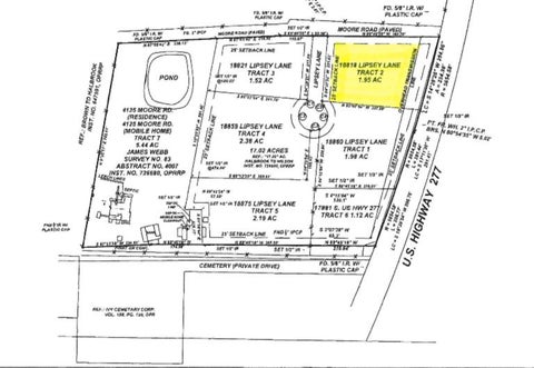 Vacant Land For Sale - 18818 Lipsey Lane<br/> Tom Green County, Christoval, TX 76935