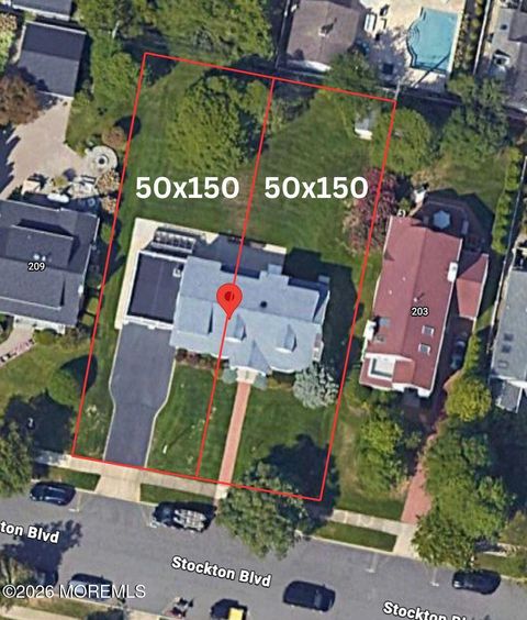 Vacant Land For Sale - 205 Stockton Boulevard<br/> Sea Girt, NJ 08750