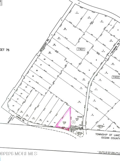 Vacant Land For Sale - Lenape Trail<br/> Jackson, NJ 08527