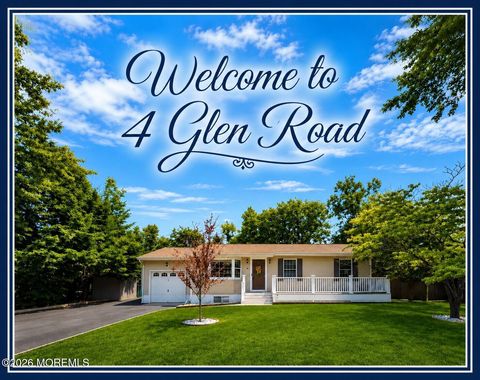 Homes For Sale - 4 Glen Road<br/> Howell, NJ 07731