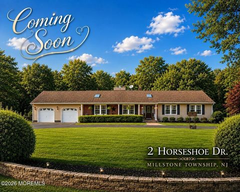 Homes For Sale - 2 Horseshoe Drive<br/> Millstone, NJ 08535