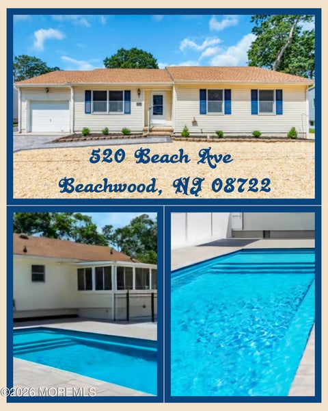 Homes For Sale - 520 Beach Avenue<br/> Beachwood, NJ 08722