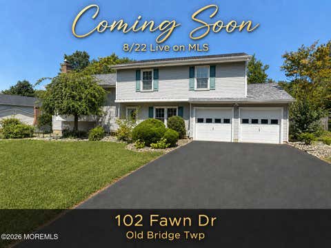 Homes For Sale - 102 Fawn Drive<br/> Middlesex County, Matawan, NJ 07747