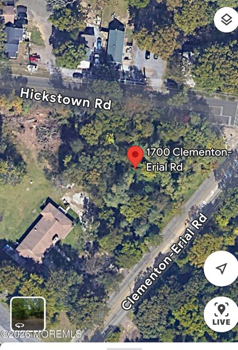 Vacant Land For Sale - 1700 Erial Clementon Road<br/> Sicklerville, NJ 08081