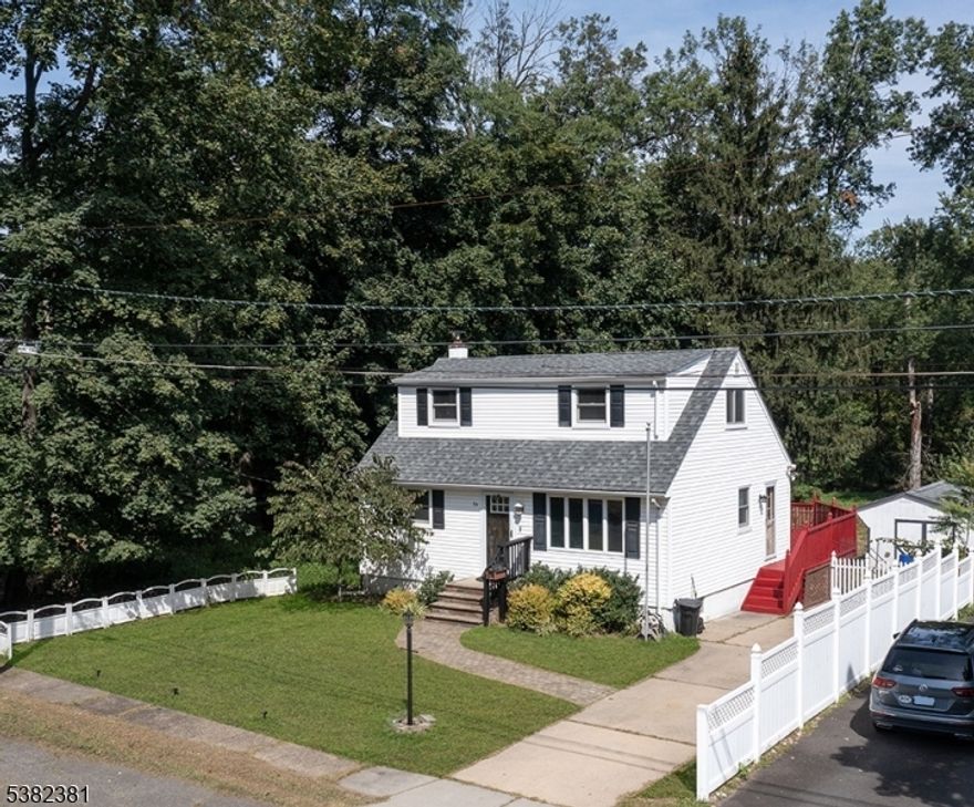 This quiet and private home sits at the end of a peaceful street, surrounded by trees. Located right next to Middlesex High School and the park, it offers immediate access to a playground, public swimming pool, basketball courts, and tennis courts ideal for the buyer looking for flexibility and anyone who enjoys outdoor activities.Conveniently located within minutes of supermarkets, hotels, gas stations, and Route 22, the home is also close to many local amenities. The property features 4 bedrooms, 2 full bathrooms, a large sunroom (equipped with both A/C and heating), a finished basement, and a large shed with upgraded flooring. The large sunroom is a standout feature, offering beautiful views year-round. It's the perfect place to enjoy the peaceful garden scenery or gather for a cozy movie night. The spacious backyard is perfect for many uses, play, and entertaining, and relaxation. The two bonus rooms in the basement can serve as additional living space, complete with a fireplace. The home was renovated just two years ago, including all-new flooring, fresh paint throughout, new interior doors, and updated appliances. Ample storage is available with bedroom closets, two pantries, and four tall utility-room cabinets. This is a rare combination of privacy, convenience, and comfort this home is truly a great find.