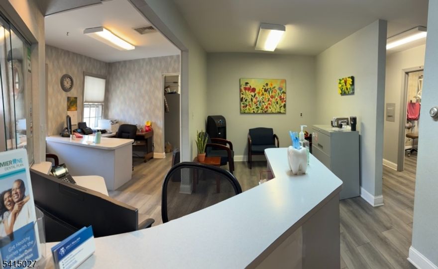 2,200 SQUARE FOOT 1ST FLOOR MEDICAL OFFICE WITH 6 EXAMINATION ROOMS WITH SINKS, PRIVATE DOCTOR'S OFFICE WITH SEPARATE ENTRANCE, LAB ROOM, 3 LAVATORIES, RECEPTION, STAFF ROOM, I.T. CLOSET.  INCREDIBLE LOCATION ON THE CORNER OF DORIAN ROAD AND WESTFIELD AVENUE (COMMONLY CALLED DOCTOR'S ROW) THE PROPERTY HAS 2 LARGE PARKING LOTS OFF EACH STREET.