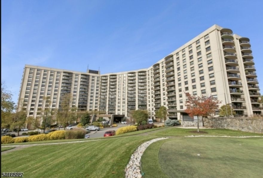 Enjoy an easy lifestyle and live in luxury in this Renovated, spacious 2 Bedroom 2 Full bath Condo. Filled with an abundance of natural light, eat in modern kitchen with Sub Zero Refrigerator, top of the line appliances. Beautiful new hardwood floors throughout. Large primary en-suite with renovated bathroom and an Oversized Custom designed dream closet. Washer/dryer 2nd bedroom /office with custom built-ins including an oversized desk and a huge walk in closet. Storage space galore, Storage room located on floor. Enjoy privacy on the oversized terrace with beautiful tree lined views.  Maintenance includes all (except cable) utilities and amenities: heated pool, putting green, basketball, pickle ball and tennis courts, fitness center with Sauna, card room, party room, library, 24-hour doorman, Concierge and Valet Parking. Conveniently located near major highways, minutes to Montclair, easy commute to NYC.  Move Right IN!