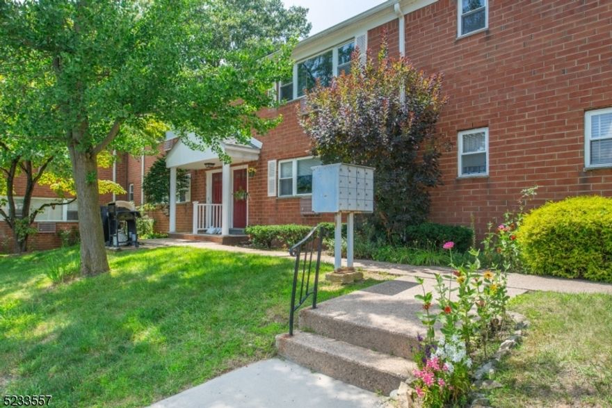 AVAILABLE!  Nicely renovated and impeccably maintained condo with updated kitchen with granite counter tops and stainless appliances, wood floors and tremendous location!  Minutes to all major Northern NJ arteries and access to NYC public transportation.  Monthly fees include water, heat, snow removal, trash removal, assigned parking space, landscape maintenance, pool, tennis, clubhouse and workout room. Garage available for approximately $40 extra/month-reach out to association for details. Storage unit and coin operated laundry facilities located in basement of building.  Grill and Dining Room shelves included.